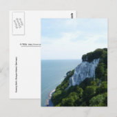 König Stuhl (König-Vorsitzender) Postkarte (Vorne/Hinten)
