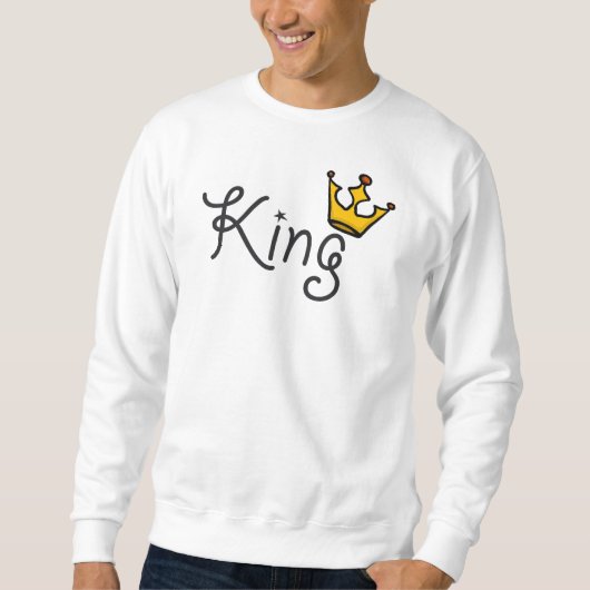 König Sweatshirt (Vorderseite)