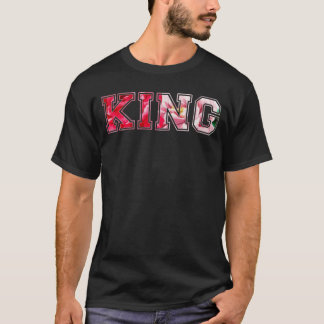 König Text Graffiti-Style-Lettern T-Shirt