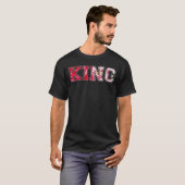 König Text Graffiti-Style-Lettern T-Shirt (Vorne ganz)