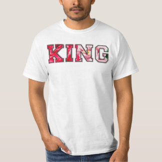 König Text Graffiti-Style-Lettern T-Shirt