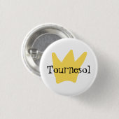 König Tournesol Button (Vorne & Hinten)