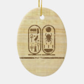 König Tut Keramik Ornament (Hinten)