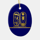 König Tut Keramikornament (Hinten)