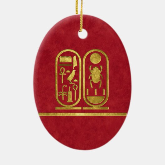 König Tut Keramikornament (Hinten)