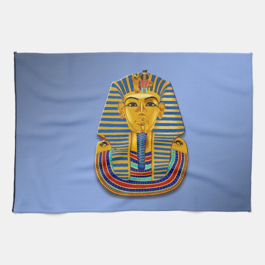 König Tut Mask Handtuch (Horizontal)