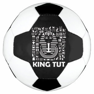 König Tut Pharao ägyptisches Hieroglyphen Alphabet Fußball