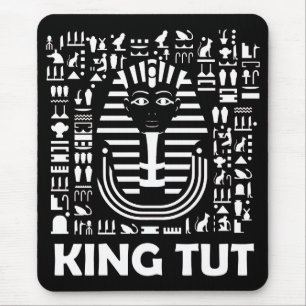 König Tut Pharao ägyptisches Hieroglyphen Alphabet Mousepad