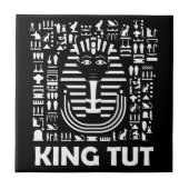 König tut pharaoh ägyptisch Hieroglyphet Alphabet Fliese (Vorderseite)