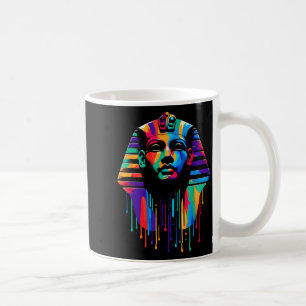 König Tut. Tutanchamun Minimalistischer Lebendiger Kaffeetasse
