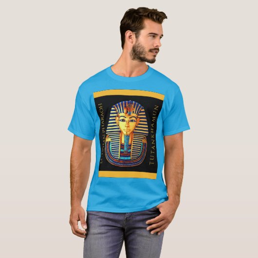 König Tutankhamun alter ägyptischer Pharao T-Shirt (Vorne ganz)