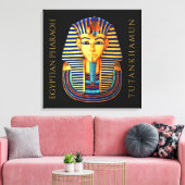König Tutankhamun Antiker ägyptischer Pharao Leinwanddruck (Insitu (Wohnzimmer))