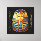 König Tutankhamun Antiker ägyptischer Pharao Leinwanddruck (Vorderseite)