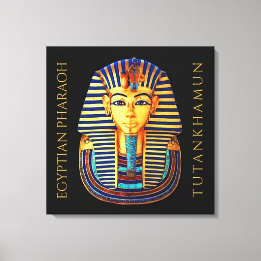 König Tutankhamun Antiker ägyptischer Pharao Leinwanddruck (Vorderseite)