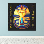 König Tutankhamun Antiker ägyptischer Pharao Leinwanddruck (Insitu (Holzboden))