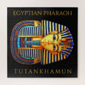 König Tutankhamun Antiker ägyptischer Pharao Puzzle (Horizontal)
