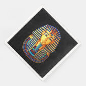 König Tutankhamun Antiker ägyptischer Pharao Serviette (Ecke)