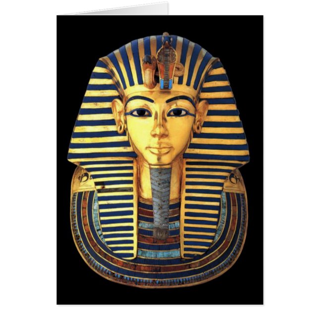 König Tutankhamun, Goldmaske, Pharao in Ägypten (Vorne)