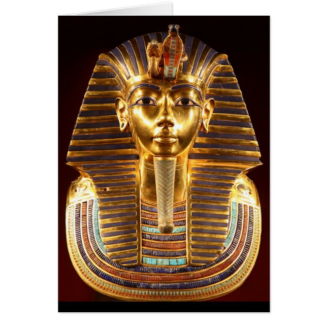 König Tutankhamun, Goldmaske, Pharao in Ägypten (Vorne)