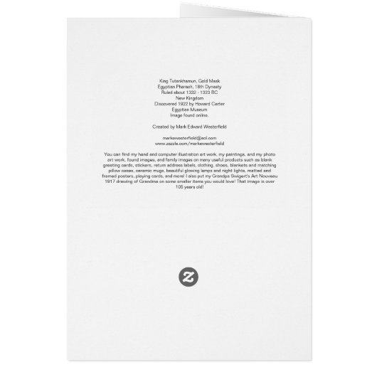 König Tutankhamun, Goldmaske, Pharao in Ägypten (Hinten)