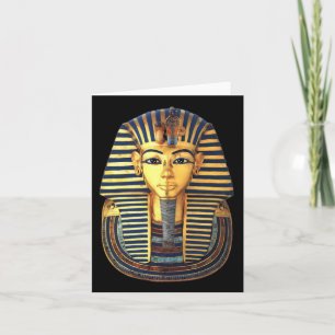 König Tutankhamun, Goldmaske, Pharao in Ägypten Karte