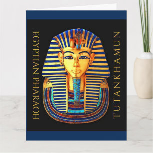 König Tutankhamun, Goldmaske, Pharao in Ägypten Karte
