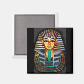 König TUTANKHAMUN Magnet für ägyptische Kunst (Vorderseite/Rückseite)