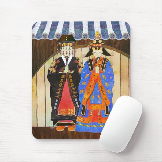 König-u. der Königin Hochzeit Mousepad (Mit Mouse)