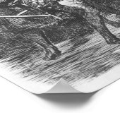 König und Gericht Poster (Ecke)