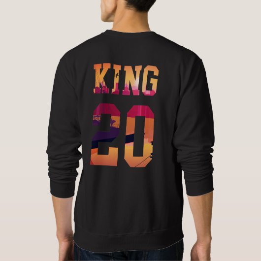 König und Königin 01 Sweatshirt (Rückseite)