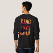 König und Königin 01 Sweatshirt (Schwarz voll)