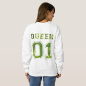 König und Königin 01 Sweatshirt (Schwarz voll)