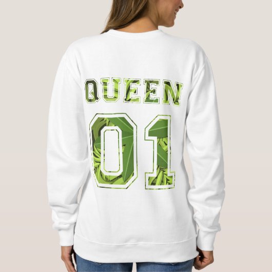 König und Königin 01 Sweatshirt (Rückseite)