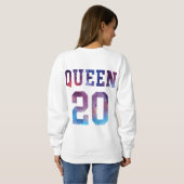 König und Königin 01 Sweatshirt (Schwarz voll)