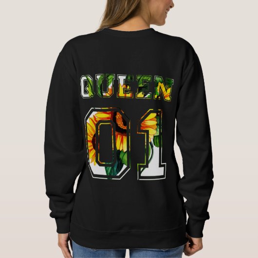 König und Königin 01 Sweatshirt (Rückseite)