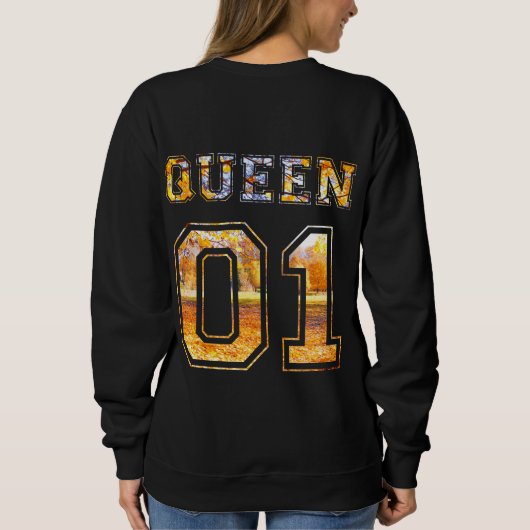 König und Königin 01 Sweatshirt (Rückseite)