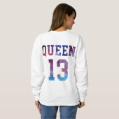 König und Königin 01 Sweatshirt (Schwarz voll)