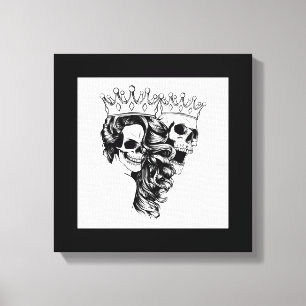 König und Königin aus Royalty Made auf Leinwand