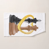 König und Königin Badhandtuch Set (Handtuch)