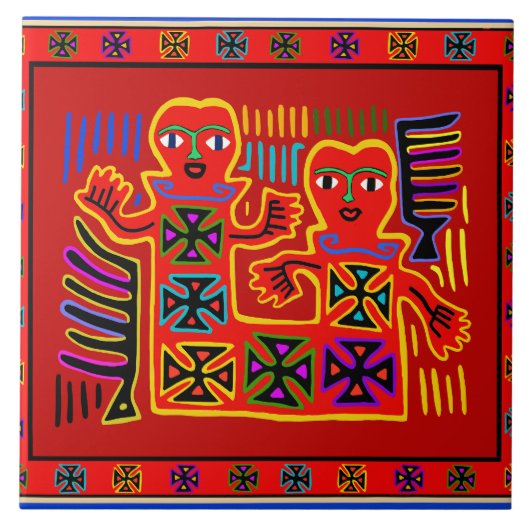 König und Königin der Welt Fliese (Vorderseite)