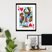 König und Königin des Herzens Poster (Heimbüro)