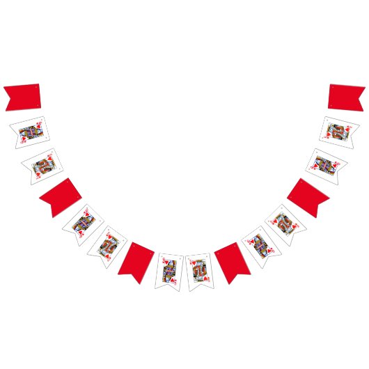 König und Königin des Herzens Wimpelkette (Alle)