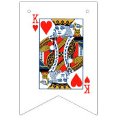 König und Königin des Herzens Wimpelkette (Dritte Fahne)