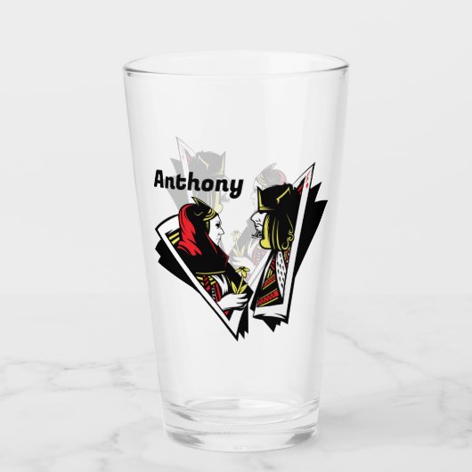 König und Königin Glas (Vorderseite)