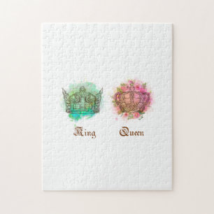 König und Königin Puzzle