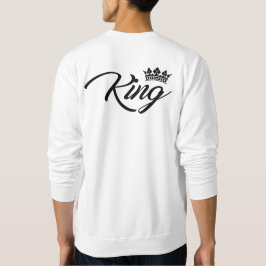 König und Königin Sweatshirt