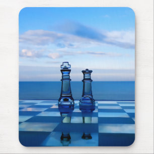 König und Königin von Glas. Mousepad