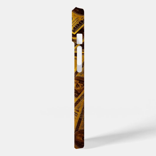 König und viel Geld. Case-Mate iPhone Hülle (Rückseite / Links)