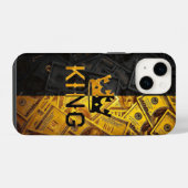 König und viel Geld. iPhone Hülle (Rückseite (Horizontal))