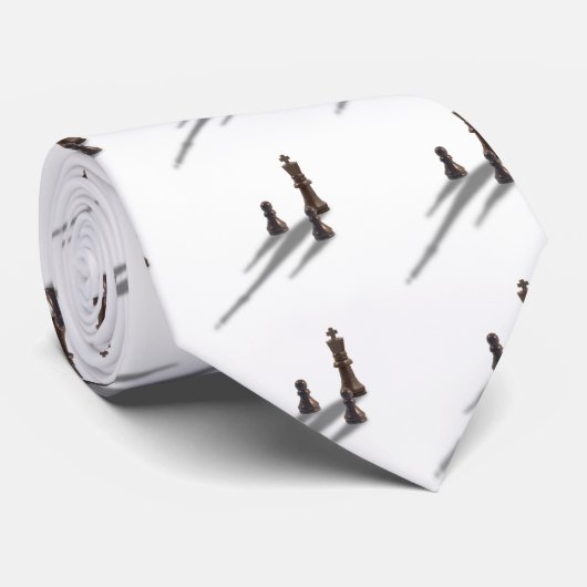 König und zwei Pfand Krawatte (Gerollt)